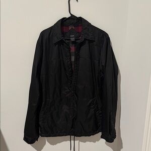 Dickies Black Flannel Lined  Lightweight  Jacket